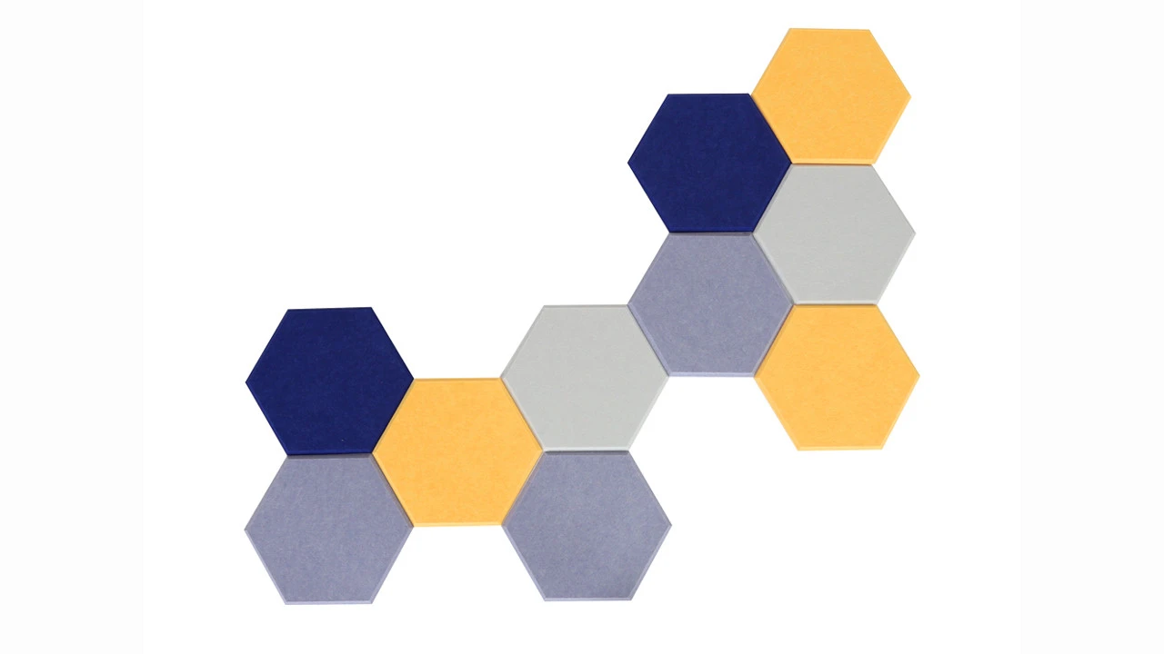 Planeo HexaWall - Akustik Filzpaneel Gras 30 X 26 Cm 3 Planeo HexaWall - Akustik Filzpaneel Gras 30 X 26 Cm – Bild 3