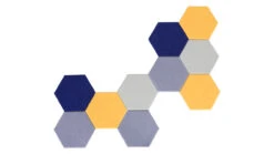 Planeo HexaWall - Akustik Filzpaneel Aqua Grau 30 X 26 Cm 5 Planeo HexaWall - Akustik Filzpaneel Aqua Grau 30 X 26 Cm -Planeo Klick Deutschland Verkaufs-Shop 6 7 3