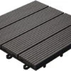 Planeo WPC-Terrassenfliese Anthrazit 30x30 Cm - 6 Stk