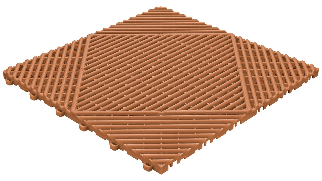 Planeo Klickfliese Classic - Terracotta 1 Planeo Klickfliese Classic - Terracotta
