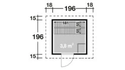 Planeo Saunahaus Basic Lenja Naturbelassen -Planeo Klick Deutschland Verkaufs-Shop 838120 3 1