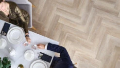 Planeo Klick Vinyl - Objekt Herringbone Eiche Wip (EFH-181)