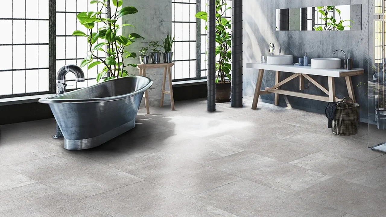 Planeo Klick Vinyl - Rigid Betongrau Loft (DF-40101) 1 Planeo Klick Vinyl - Rigid Betongrau Loft (DF-40101)