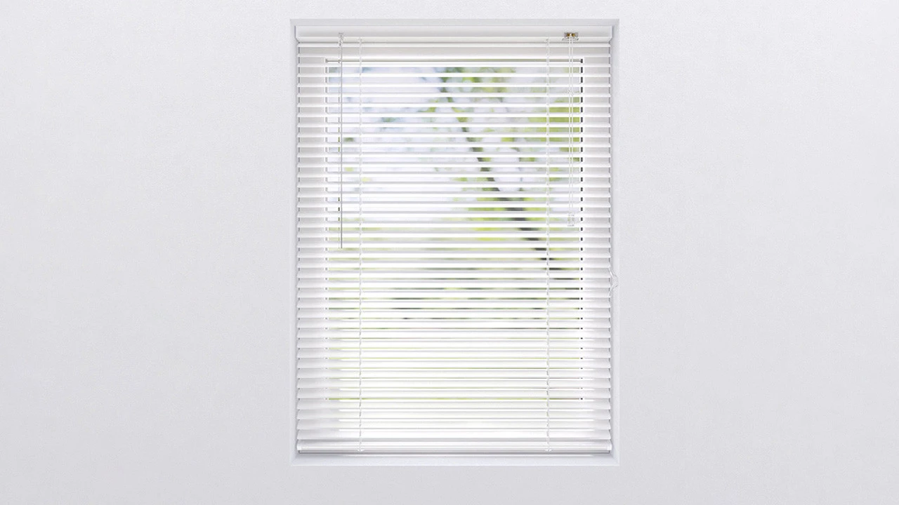 Planeo Aluminium Jalousie 25mm Weiss 2 Planeo Aluminium Jalousie 25mm Weiss – Bild 2