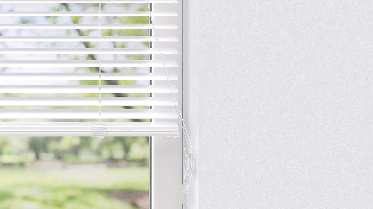 Planeo Aluminium Jalousie 25mm Weiss 5 Planeo Aluminium Jalousie 25mm Weiss – Bild 5