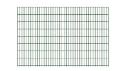 Doppelstabmattenzaun Leicht 6/5/6 RAL 6005 Moosgrün -Planeo Klick Deutschland Verkaufs-Shop gm wapel gruen 1630 1 1 1
