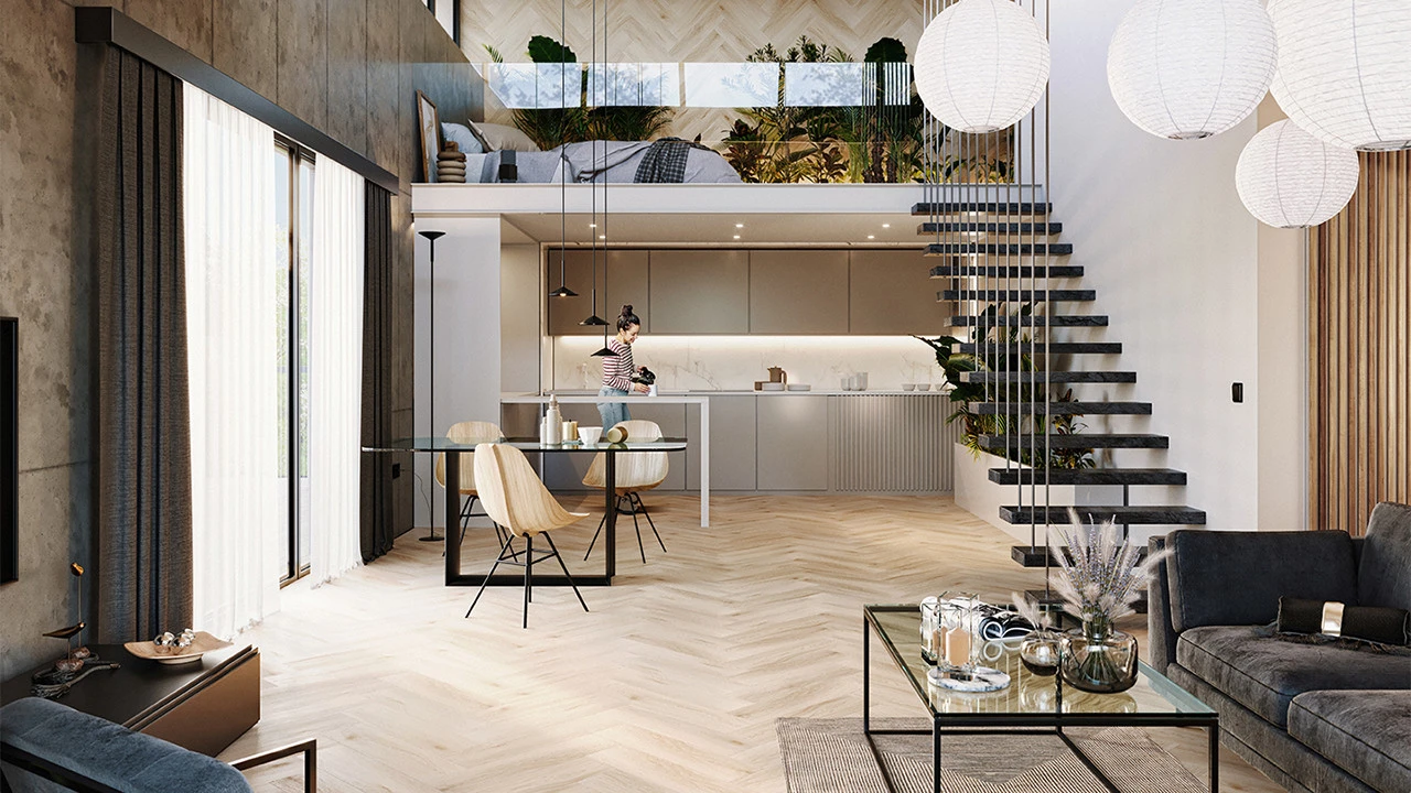 Planeo Klick Vinyl - Objekt Herringbone Eiche Arrowhead (EFH-158) 5 Planeo Klick Vinyl - Objekt Herringbone Eiche Arrowhead (EFH-158) – Bild 5