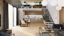 Planeo Klick Vinyl - Objekt Herringbone Eiche Piastri (EFH-153)