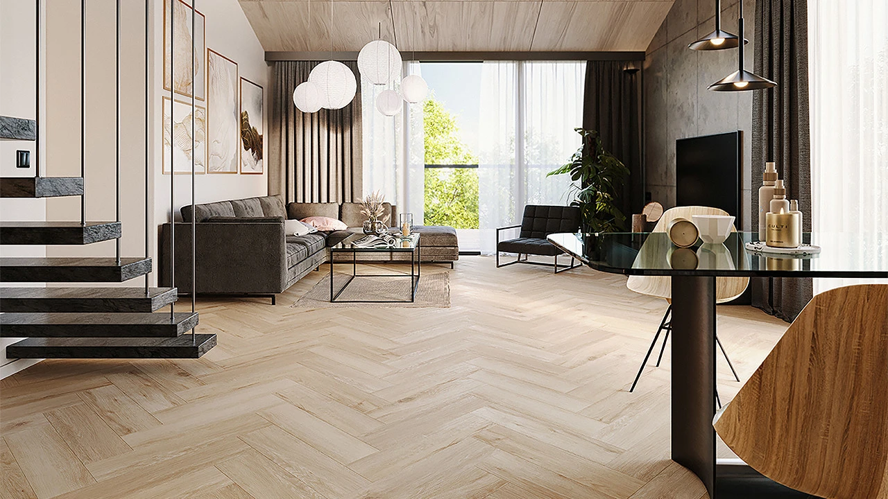 Planeo Klick Vinyl - Objekt Herringbone SUDBURY (EFH-159) 5 Planeo Klick Vinyl - Objekt Herringbone SUDBURY (EFH-159) – Bild 5