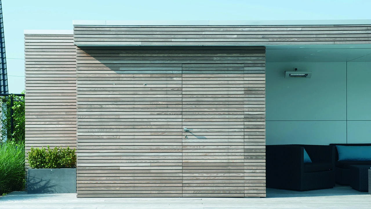 Planeo Holzfassade Rhombusleiste Thermo-Esche PaC 20x52 6 Planeo Holzfassade Rhombusleiste Thermo-Esche PaC 20x52 – Bild 6