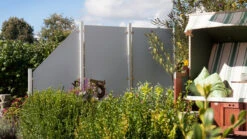 Planeo Premo - HPL-Sichtschutz Senkrecht Uni Grau 8 Planeo Premo - HPL-Sichtschutz Senkrecht Uni Grau -Planeo Klick Deutschland Verkaufs-Shop planeo sichtschutz premo uni grau 1