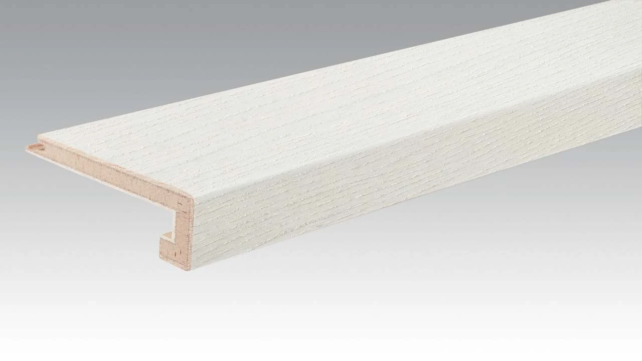 Planeo Treppenkantenprofil Aus Parkett U-Profil - Harmonia Oak Arctic White 1 Planeo Treppenkantenprofil Aus Parkett U-Profil - Harmonia Oak Arctic White