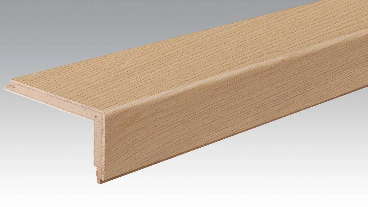 Planeo Treppenkantenprofil Aus Parkett L-Profil - Authentica Oak Crema 1 Planeo Treppenkantenprofil Aus Parkett L-Profil - Authentica Oak Crema