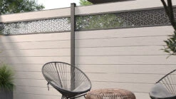 Planeo Gardence BPC-Zaun - Desert Sand Designeinsatz Optional 180 X 180 Cm -Planeo Klick Deutschland Verkaufs-Shop pz141100010 6 5