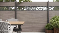 Planeo Gardence BPC-Zaun XL - Desert Co-ex Designeinsatz Optional 180 X 180 Cm -Planeo Klick Deutschland Verkaufs-Shop pz161100009 4 5