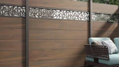 Planeo Gardence BPC-Zaun XL - Walnut Co-ex Designeinsatz Optional 180 X 180 Cm 10 Planeo Gardence BPC-Zaun XL - Walnut Co-ex Designeinsatz Optional 180 X 180 Cm -Planeo Klick Deutschland Verkaufs-Shop pz161100014 4 5