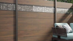 Planeo Gardence BPC-Zaun XL - Walnut Co-ex Designeinsatz Optional 180 X 180 Cm 8 Planeo Gardence BPC-Zaun XL - Walnut Co-ex Designeinsatz Optional 180 X 180 Cm -Planeo Klick Deutschland Verkaufs-Shop pz161100014 5 5