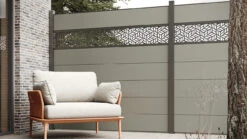 Planeo Gardence BPC-Zaun XL - Grey Designeinsatz Optional 180 X 180 Cm -Planeo Klick Deutschland Verkaufs-Shop pz161100020 6 5