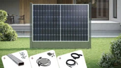 Planeo PV-Modul Retro-Fit Zaun Komplett Set