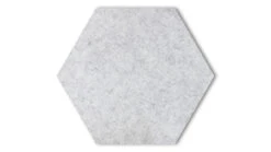Planeo HexaWall - Akustik Filzpaneel Silbergrau 30 X 26 Cm