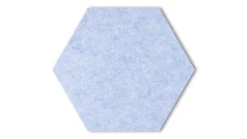 Planeo HexaWall - Akustik Filzpaneel Light Blue 30 X 26 Cm