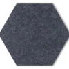 Planeo HexaWall - Akustik Filzpaneel Schwarz 30 X 26 Cm