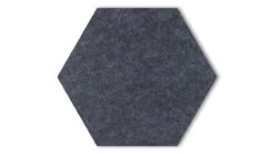 Planeo HexaWall - Akustik Filzpaneel Schwarz 30 X 26 Cm