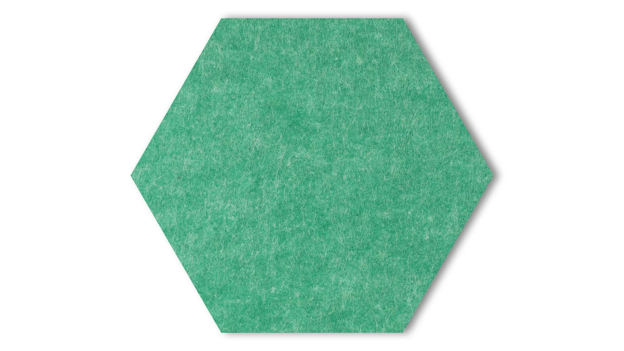 Planeo HexaWall - Akustik Filzpaneel Gras 30 X 26 Cm 1 Planeo HexaWall - Akustik Filzpaneel Gras 30 X 26 Cm