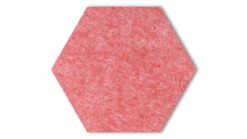 Planeo HexaWall - Akustik Filzpaneel Berry 30 X 26 Cm