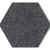 Planeo HexaWall - Akustik Filzpaneel Moon Grau 30 X 26 Cm