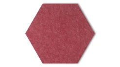 Planeo HexaWall - Akustik Filzpaneel Fuchsia 30 X 26 Cm