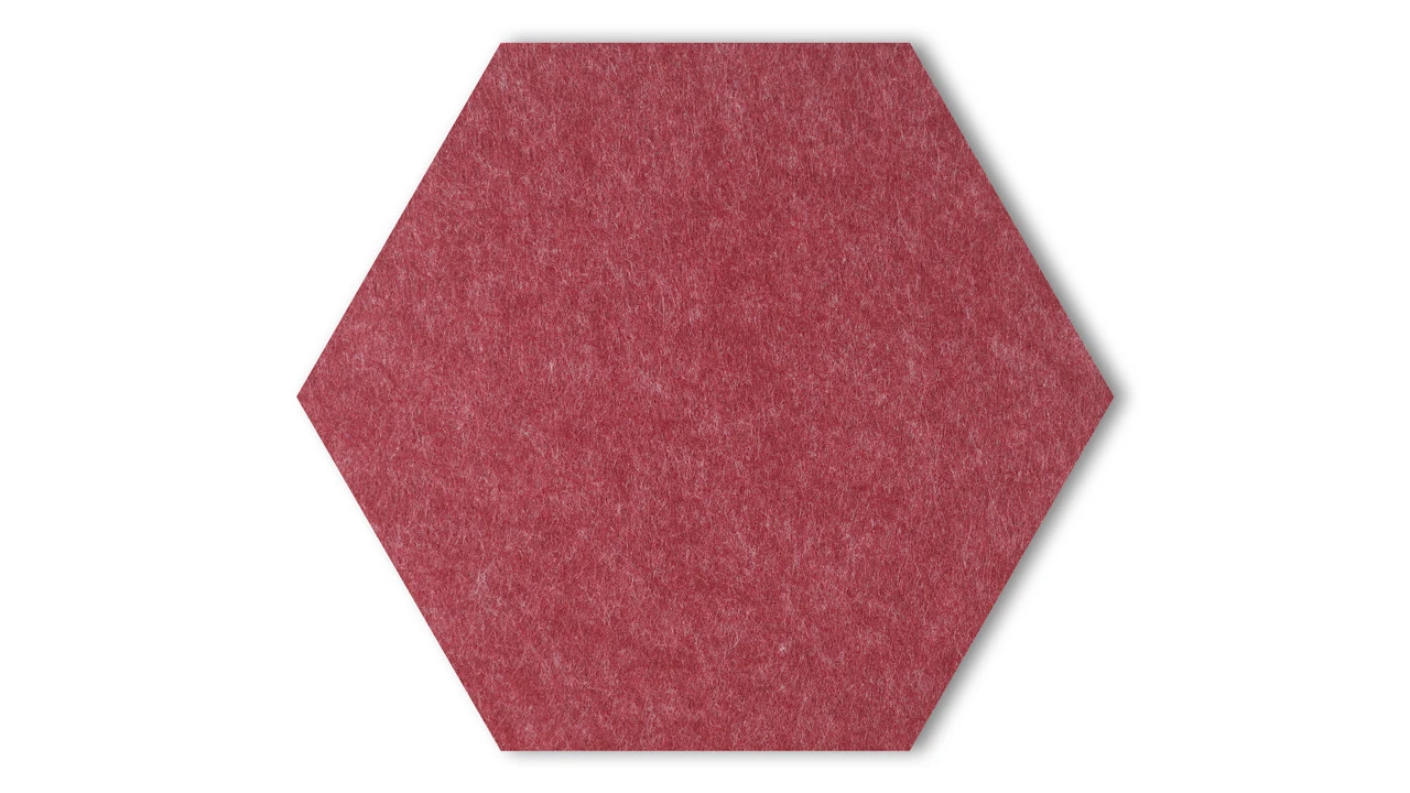 Planeo HexaWall - Akustik Filzpaneel Fuchsia 30 X 26 Cm 1 Planeo HexaWall - Akustik Filzpaneel Fuchsia 30 X 26 Cm