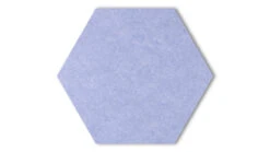 Planeo HexaWall - Akustik Filzpaneel Aqua Grau 30 X 26 Cm