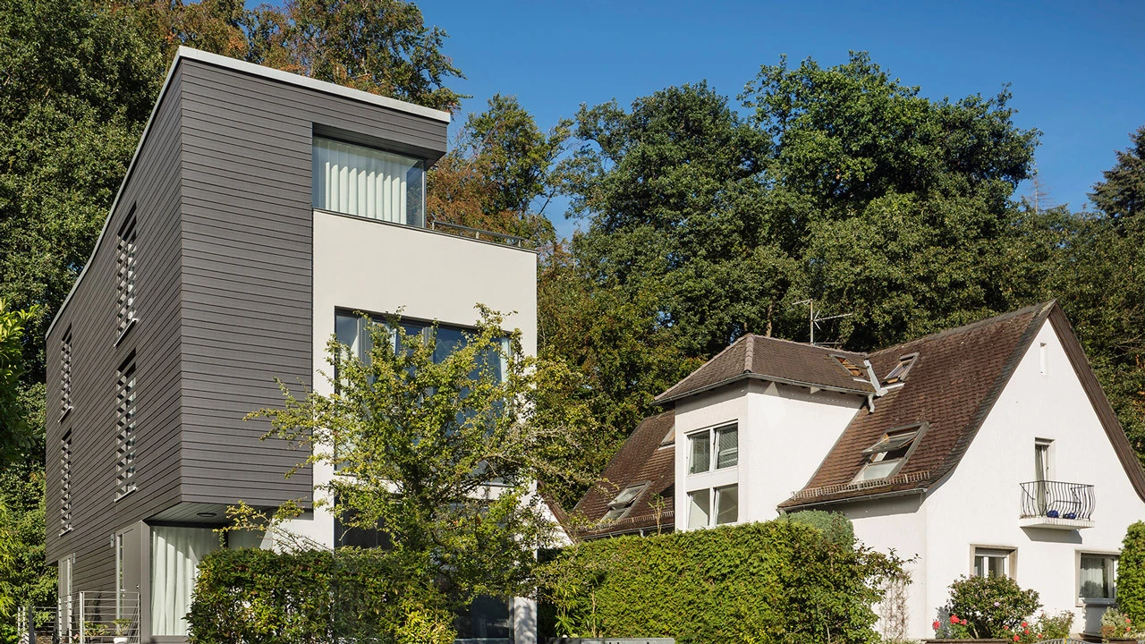 Planeo Fassado - WPC Rhombusleiste Fassadenverkleidung Prime Lavagrau – Bild 2