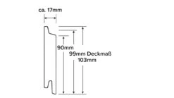 Planeo Fassado - WPC Rhombusleiste Fassadenverkleidung Prime Lavagrau -Planeo Klick Deutschland Verkaufs-Shop wpc fassadenprofil zubehoer gestaltende xl querschnitt z naturinform2 1